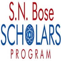 SN Bose Scholars Program